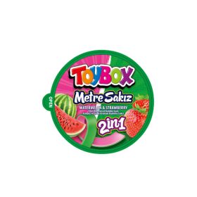 Toybox 2in1 Watermelon And Strawberry Strip Gum
