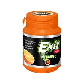 Exit Orange Vitamin C Sugar Free Gum
