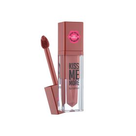 Kiss Me More Peach Highly Pigmented & Matte Finish Moisturizing Liquid Lipstick