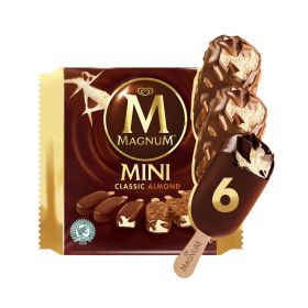 Magnum Mini Classic Almond Ice Cream Sticks