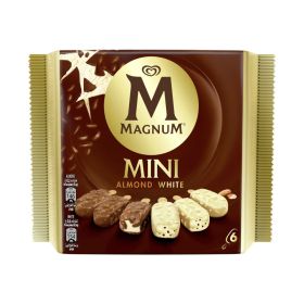 Magnum Mini Almond & White Ice Cream Sticks