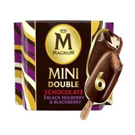 Magnum Mini Double Chocolate & Black Mulberry & Blackberry Ice Cream Sticks