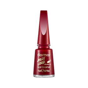 Flormar Fire Red Jelly Look Nail Enamel