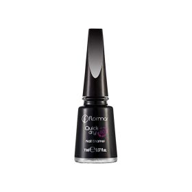Flormar Quick Dry Black Minimalism Nail Enamel
