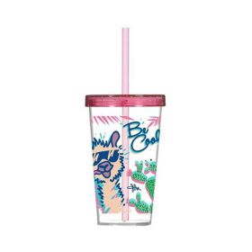 Herevin Tumbler With Straw-Be Cool 660ml