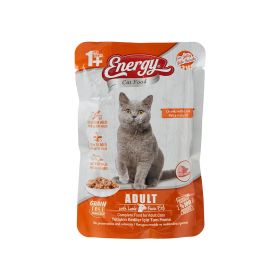 Energy Adult Wet Cat Food With Beef