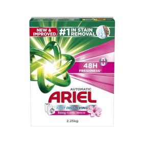 Ariel Fast Dissolving Automatic Laundry Detergent Powder with Downy For Front & Top Load 2.25KG