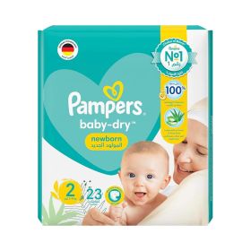 Pampers Newborn Size 2 Taped Diapers