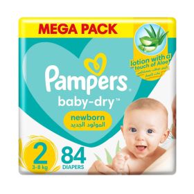 Pampers Newborn Size 2 Taped Diapers