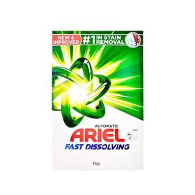 Ariel Fast Dissolving Automatic Laundry Detergent Powder For Front & Top Load 1KG