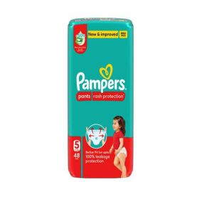 Pampers Rash Protection Size 5 Pants Diapers