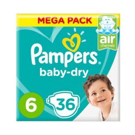 Pampers Size 6 Taped Diapers