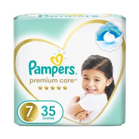 Pampers Premium Care Size 7 Taped Diapers