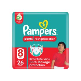 Pampers Pants Size 8 Rash Protection Diapers