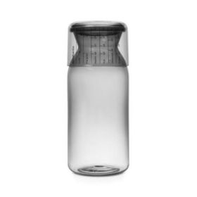 Brabantia Storage Jar with Measuring  Cup Dark 