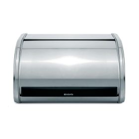 Brabantia Medium Roll Top Brilliant Steel Bread Bin
