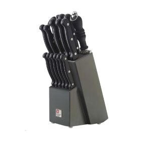 Richardson Sheffield Artisan 18CM Black Knife Block
