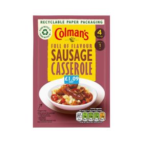Colman's Recipe Mix Sausage Casserole