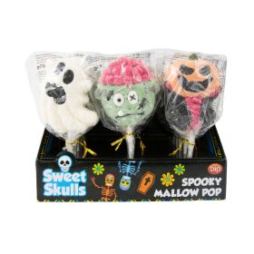 Sweet Skulls Spooky Mallow Pop Assorted