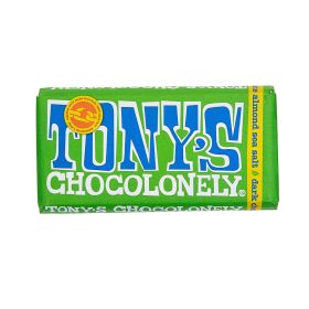 Tony's Chocolonely Dark Almond & Seasalt Chocolate Bar