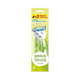 Dorco Shai 6 Women Disposable Razors