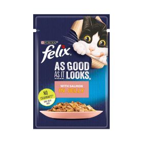 Purina Felix Salmon In Jelly Wet Food For Adult Cat