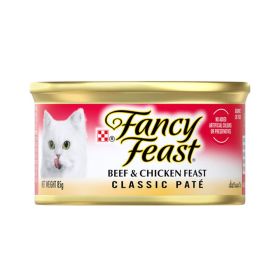 Purina Fancy Feast Classic Pate Beef & Chicken Feast