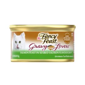 Purina Fancy Feast Gravy Lovers Salmon Feast in Seared Salmon Flavour Gravy