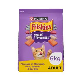 Purina Friskies Surfin Favourites with Flavours of Mackerel, Tuna, Salmon & Sardine