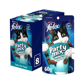 Purina Felix Seafood Mix Party Mix Cat Treats