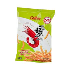 Calbee Prawn Crackers Spicy
