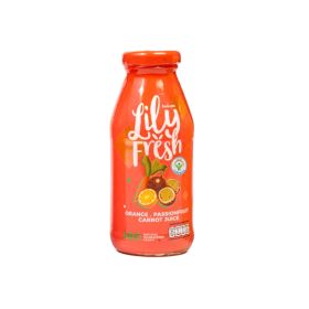 Lily Fresh 100% Passion Fruit Orange & Carrot Juice 250ml