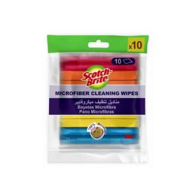 3M Scotch Brite Microfiber Cleaning Wipes 10's