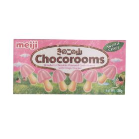 Meiji Chocorooms Strawberry