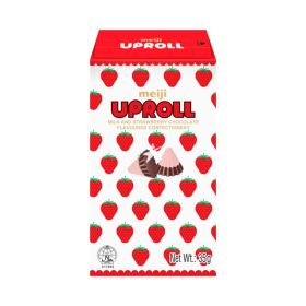 Meiji Uproll Milk and Strawberry Chocolate Flavoured Confectionery