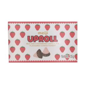 Meiji Uproll Strawberry Chocolate