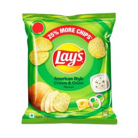 Lays American Style Cream & Onion Flavoured Chips