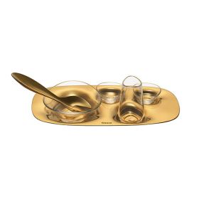 Shaze The Array Gold Hot and Cold Platter