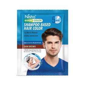 Nisha Dark Brown Shampoo Based Hair Color