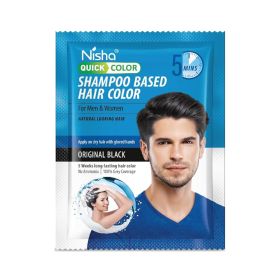 Nisha Original Black Shampoo Based Hair Color