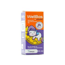 Wellbas Inhalant Decongestant Oil Children 10ML