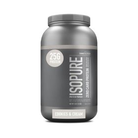 Isopure Cookies & Cream Low Carb Protein Powder 