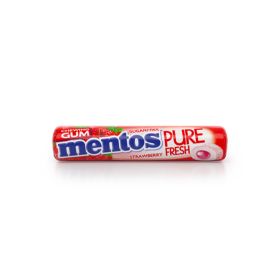 Mentos Pure Fresh Strawberry Gum Rolls