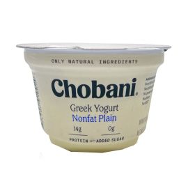 Chobani 0% Fat Plain Greek Yogurt
