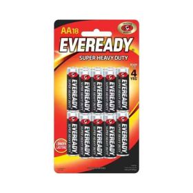 Eveready Super Heavy Duty AA Batteries