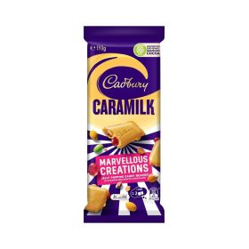 Cadbury Caramilk with Jelly Popping Candy Beanies White Chocolate