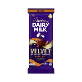 Cadbury Dairy Milk Velvet Hazelnut Chocolate Bar