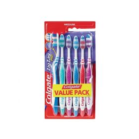 Colgate Zigzag Flex Toothbrush Med Value Pack