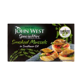 John West Smoked Mussels in Sunflower Oil
