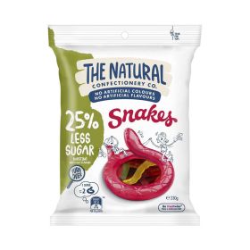 The Natural Confectionery Co 25% Less Sugar Snake Candies